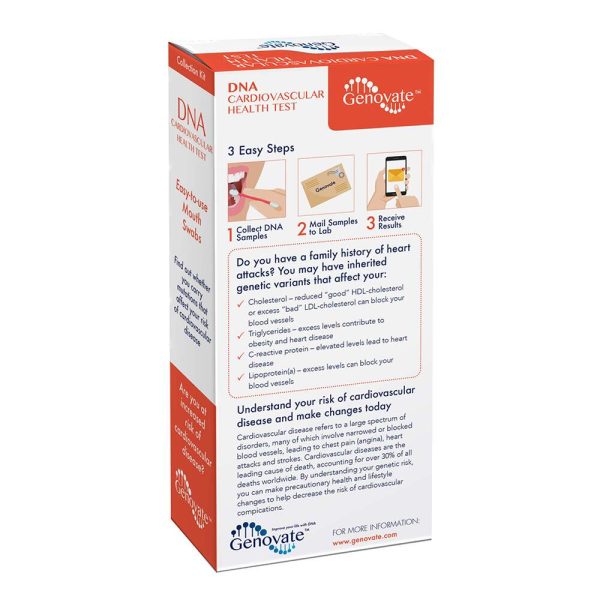 DNA cardiovascular risk test kit back