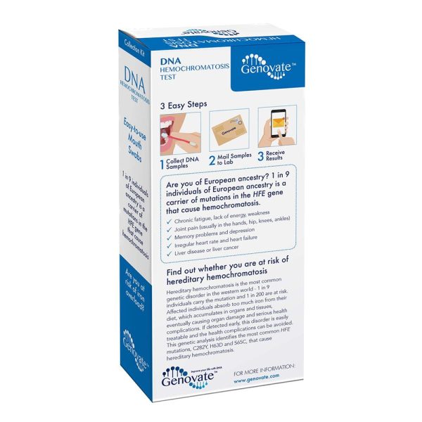 DNA hemochromatosis test kit back