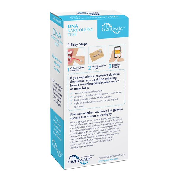 DNA narcolepsy test kit back