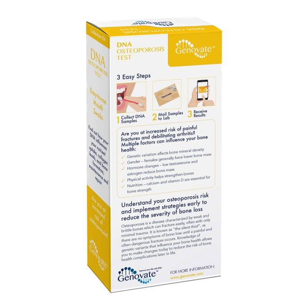 DNA osteoporosis test kit back