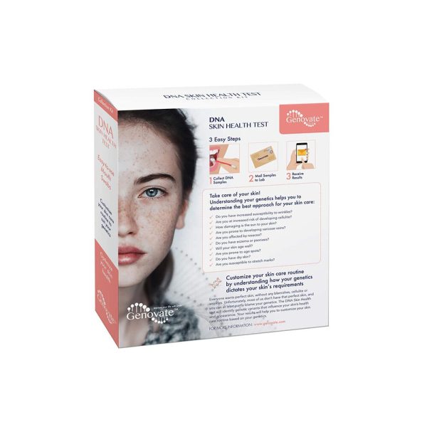 DNA skin health test kit back