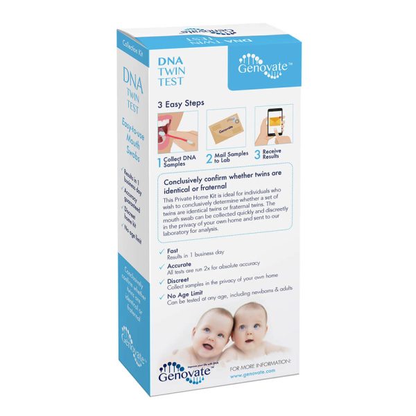 DNA twin test kit back