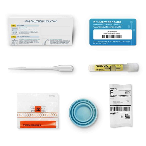 genovate kit contents urine