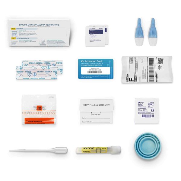 genovate kit contents urine blood